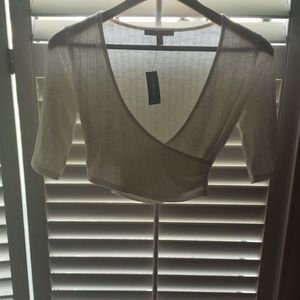 Ribbed crop top